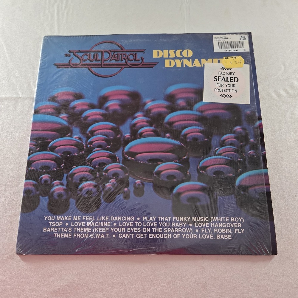 The Soul Patrol, Disco Dynamite 1977 -9330-1010 Vinyl Album Record VG Tested